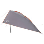 Autozelt Grau und Orange 308 x 215 x 220 cm Polyester und Stahl