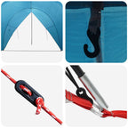 Heck-Awnings wasserfest Blau 405 x 280 x 220 cm