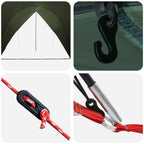 Heck-Awnings wasserfest Olivegrün 405 x 280 x 220 cm