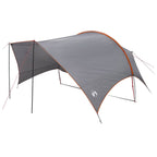 Camping Tarp Wasserfest Grau und Orange 550 x 400 x 230 cm