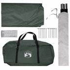 Party-Zelt Armeegrün 500 x 500 x 350 cm Polyester und Stahl