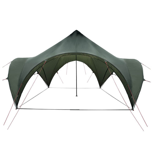 Party-Zelt Armeegrün 400 x 400 x 320 cm Polyester und Stahl