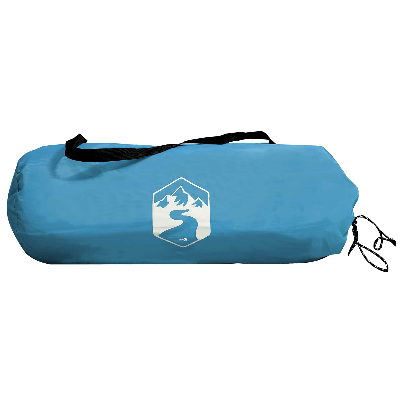 Campingzelt mit Dach mit Luftentlüftung Blau 275 x 215 x 125 cm