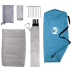 Campingzelt mit Dach mit Luftentlüftung Blau 275 x 215 x 125 cm