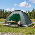 Campingzelt mit Dach Olivegrün 335 x 275 x 180 cm