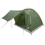 Campingzelt mit Dach Grün 2-Personen Polyester und Stahl