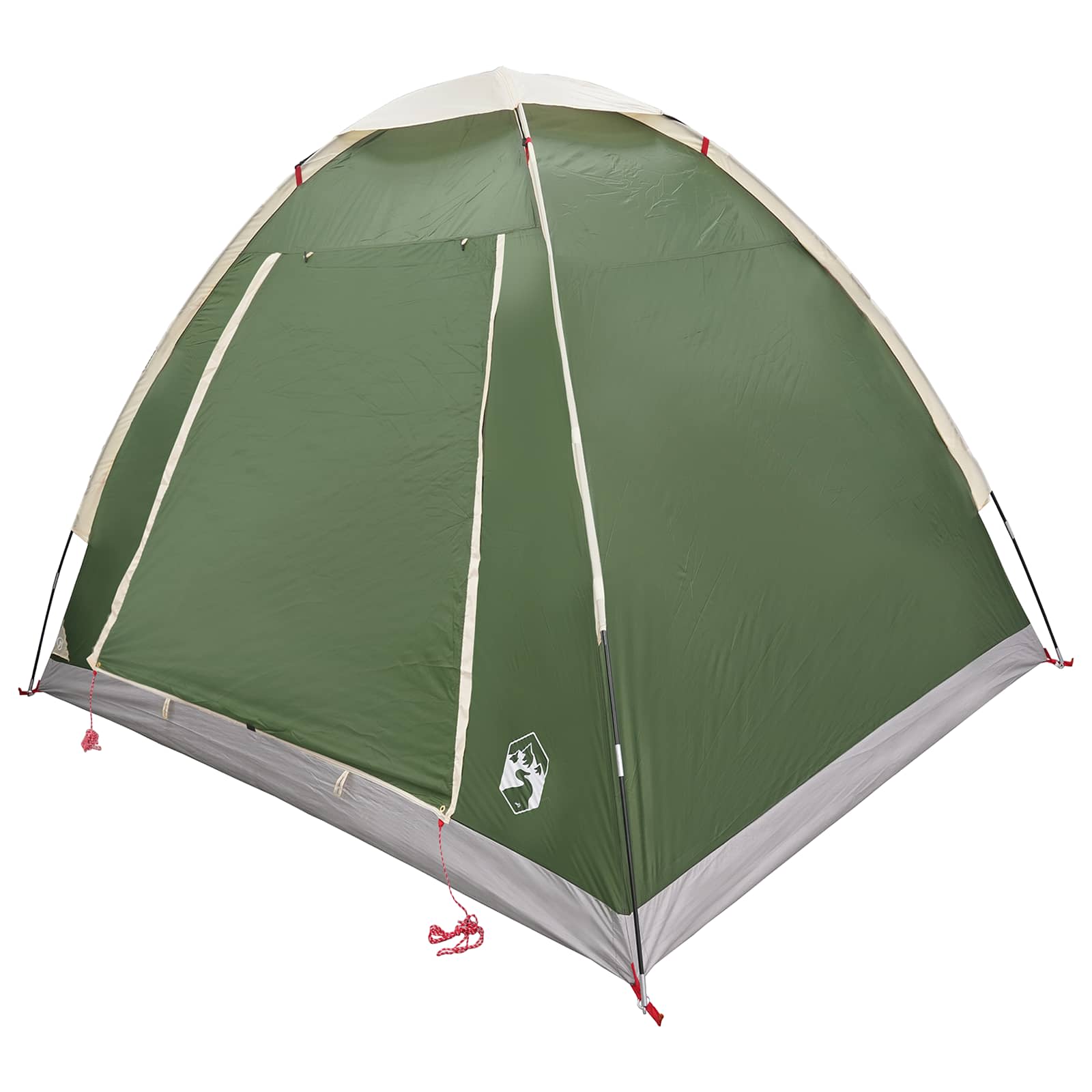 Campingzelt mit Dach Grün 2-Personen Polyester und Stahl