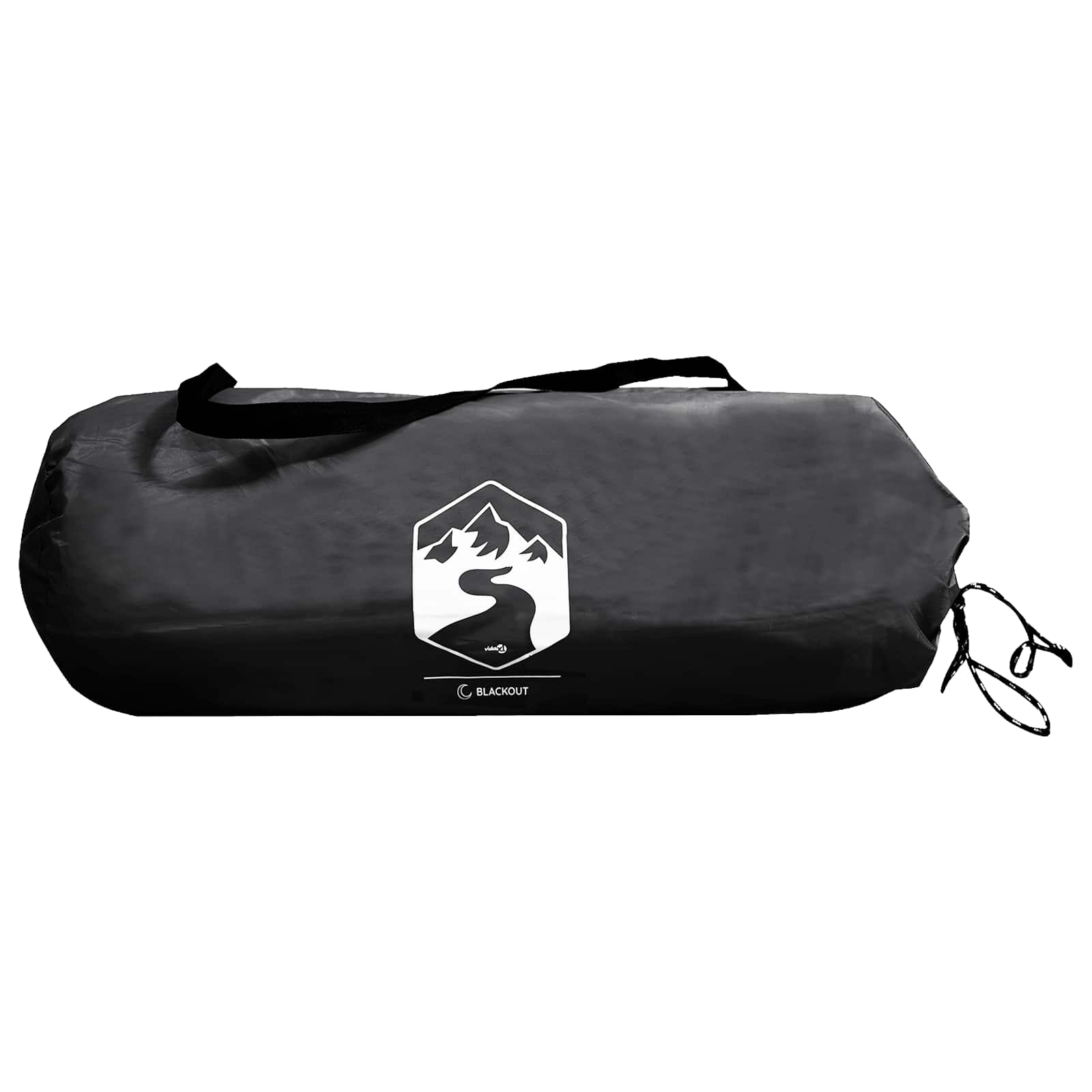 Campingzelt mit Dach Weiß Blackout 190 x 140 x 105 cm