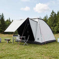 Campingzelt mit Dach Weiß Blackout 190 x 140 x 105 cm