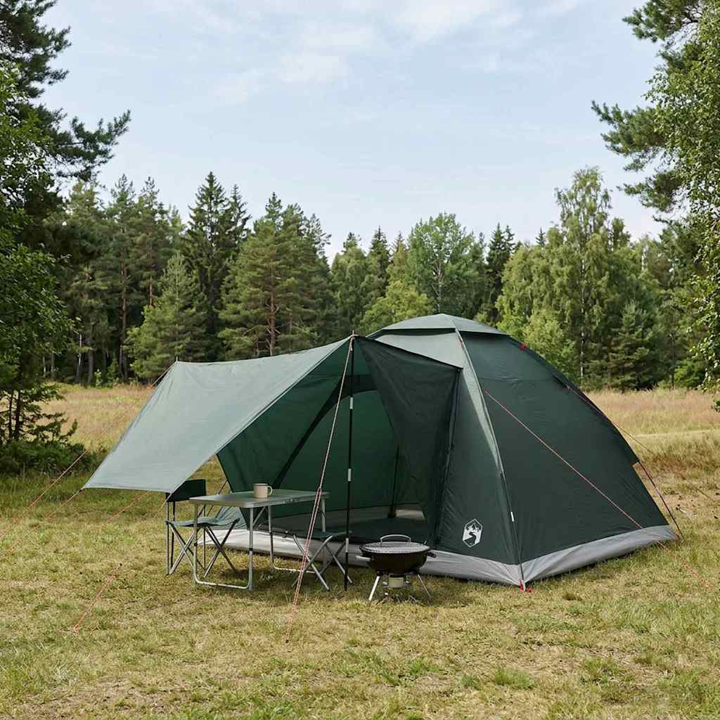 Campingzelt Olivegrün 275 x 215 x 125 cm Polyester und Stahl