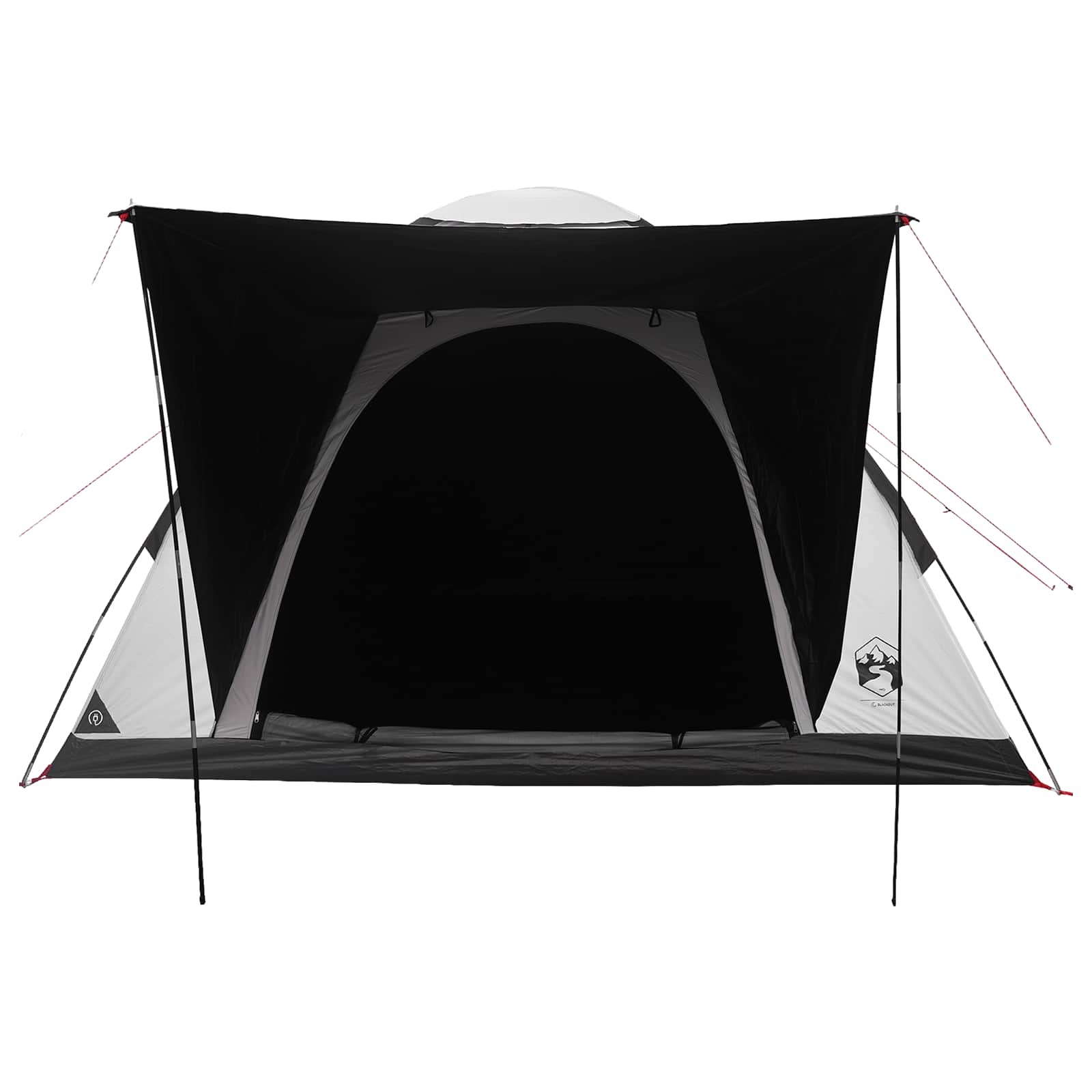Campingzelt mit Dach Weiß Blackout 275 x 215 x 125 cm