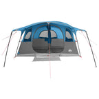 Tunnelzelt mit Dach Blau 366 x 244 x 198 cm Polyester und Stahl