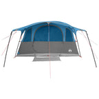 Tunnelzelt mit Dach Blau 366 x 244 x 198 cm Polyester und Stahl
