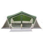 Hütten-Zelt Grün 480 x 273 x 205 cm Polyester und Stahl