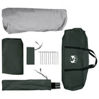 Sofort Zelt Olivegrün 305 x 275 x 190 cm Polyester und Stahl