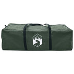 Tipi Zelt Olivegrün 700 x 700 x 395 cm Polyester und Stahl