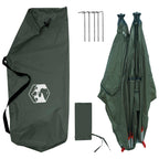 Huntingzelt Olivegrün 145 x 145 x 150 cm Polyester und Stahl
