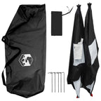 Huntingzelt mit Dach Weiß Blackout 145 x 145 x 150 cm