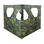 Huntingzelt Tarnung 145 x 145 x 150 cm Polyester und Stahl