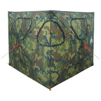 Huntingzelt Tarnung 145 x 145 x 150 cm Polyester und Stahl