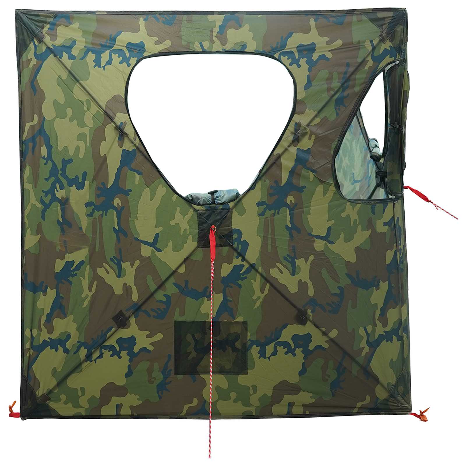 Huntingzelt Tarnung 145 x 145 x 150 cm Polyester und Stahl
