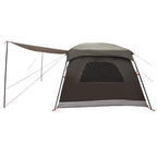 Familienzelt Braun Grau 420 x 305 x 200 cm Polyester und Stahl