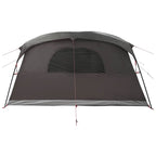 Tunnelzelt Braun Grau 427 x 305 x 205 cm Polyester und Stahl