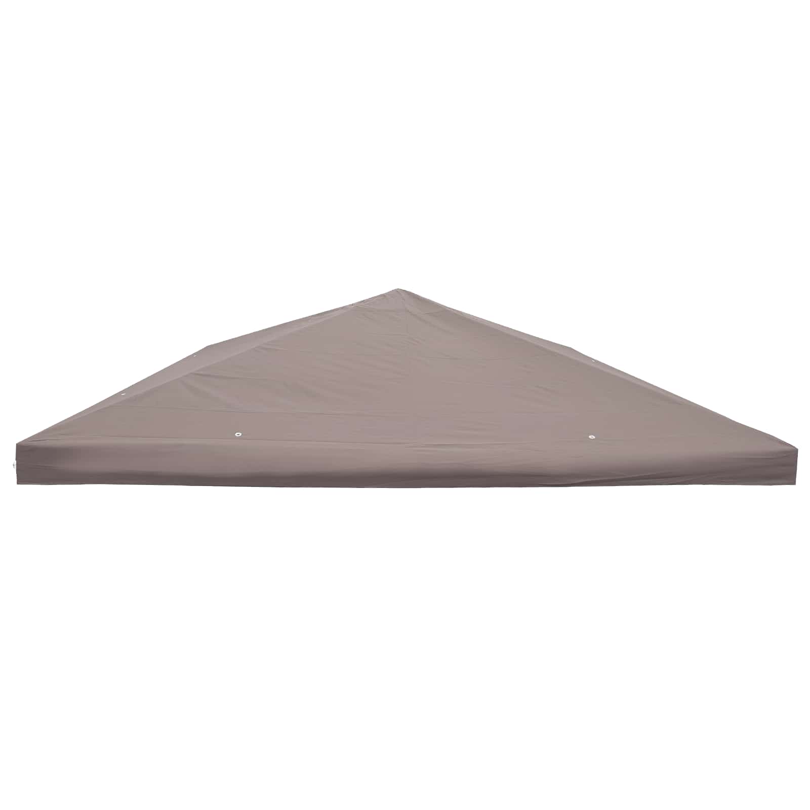 Pavillon Abdeckung Taupe 300 x 300 cm Polyester und Stahl