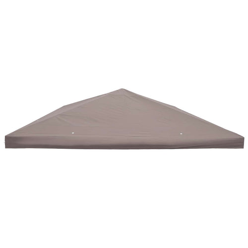 Pavillon Abdeckung Taupe 300 x 300 cm Polyester und Stahl