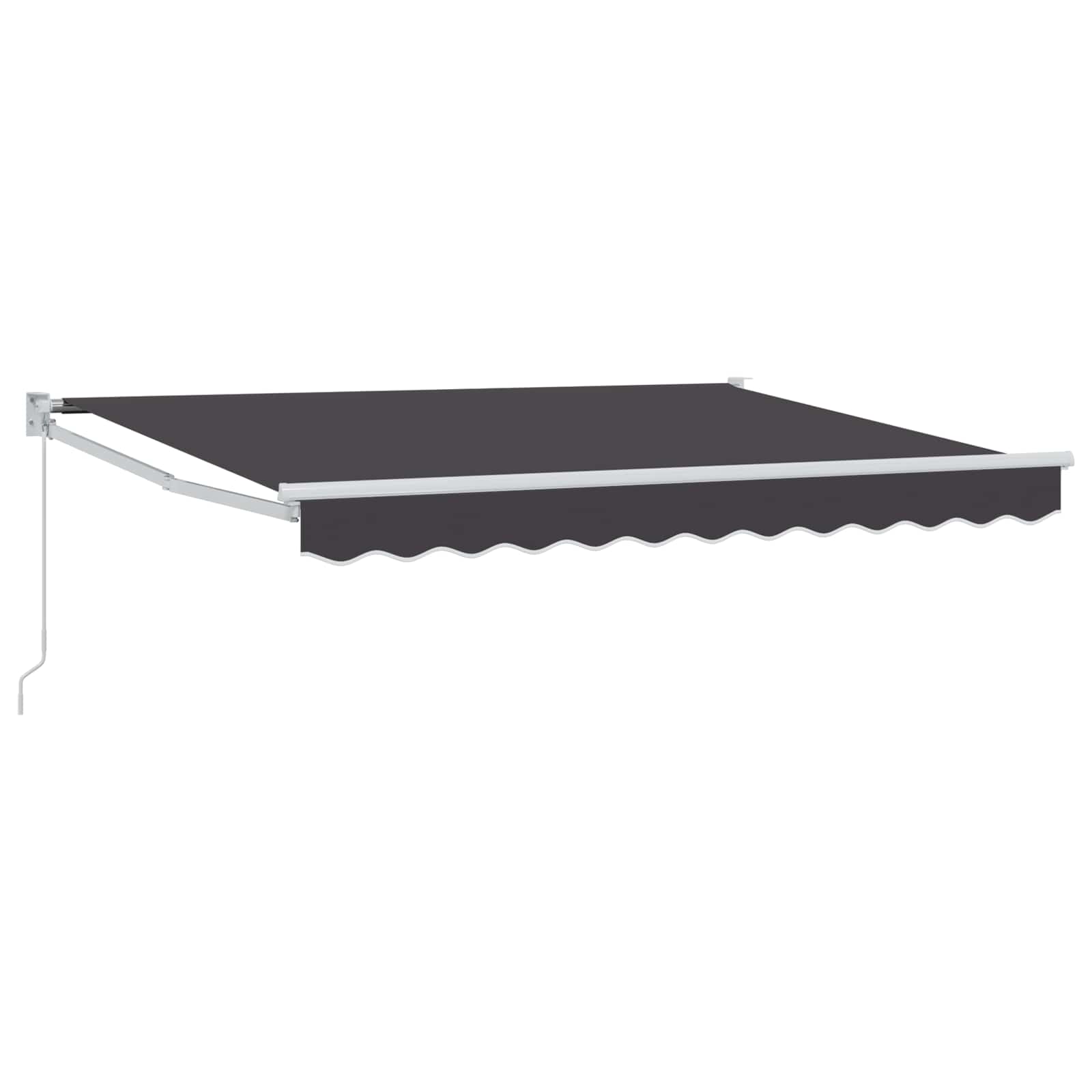 Einziehbare Markise Anthrazit 3,5 x 2 m