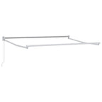 Einziehbare Markise Anthrazit 3,5 x 2 m