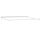Einziehbare Markise Creme 4 x 2 m 100% Polyester und Aluminium