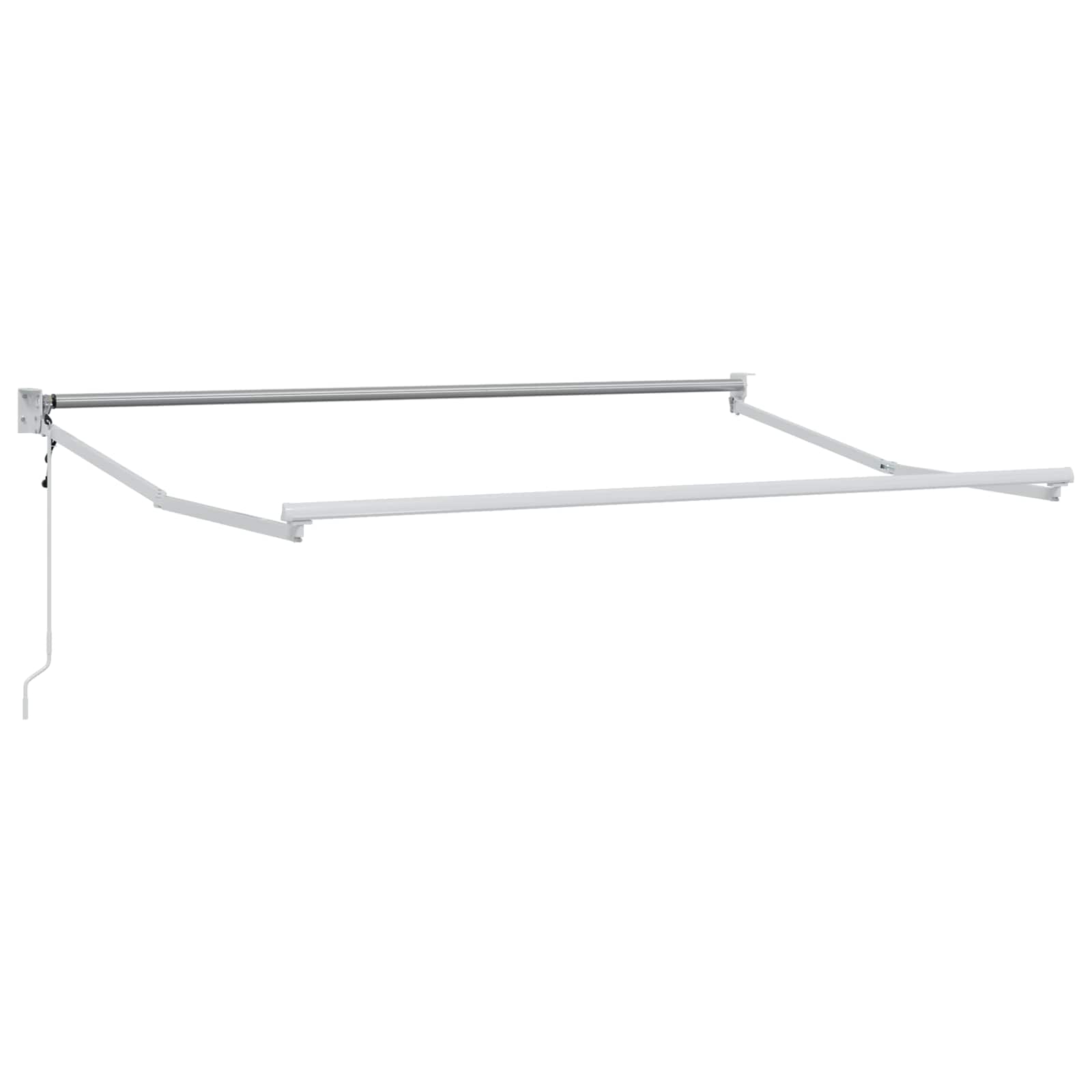 Elektrische ausziehbare Markise Braun 2,5 x 2 m