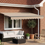 Einziehbare Markise Beige 3,5 x 2 m