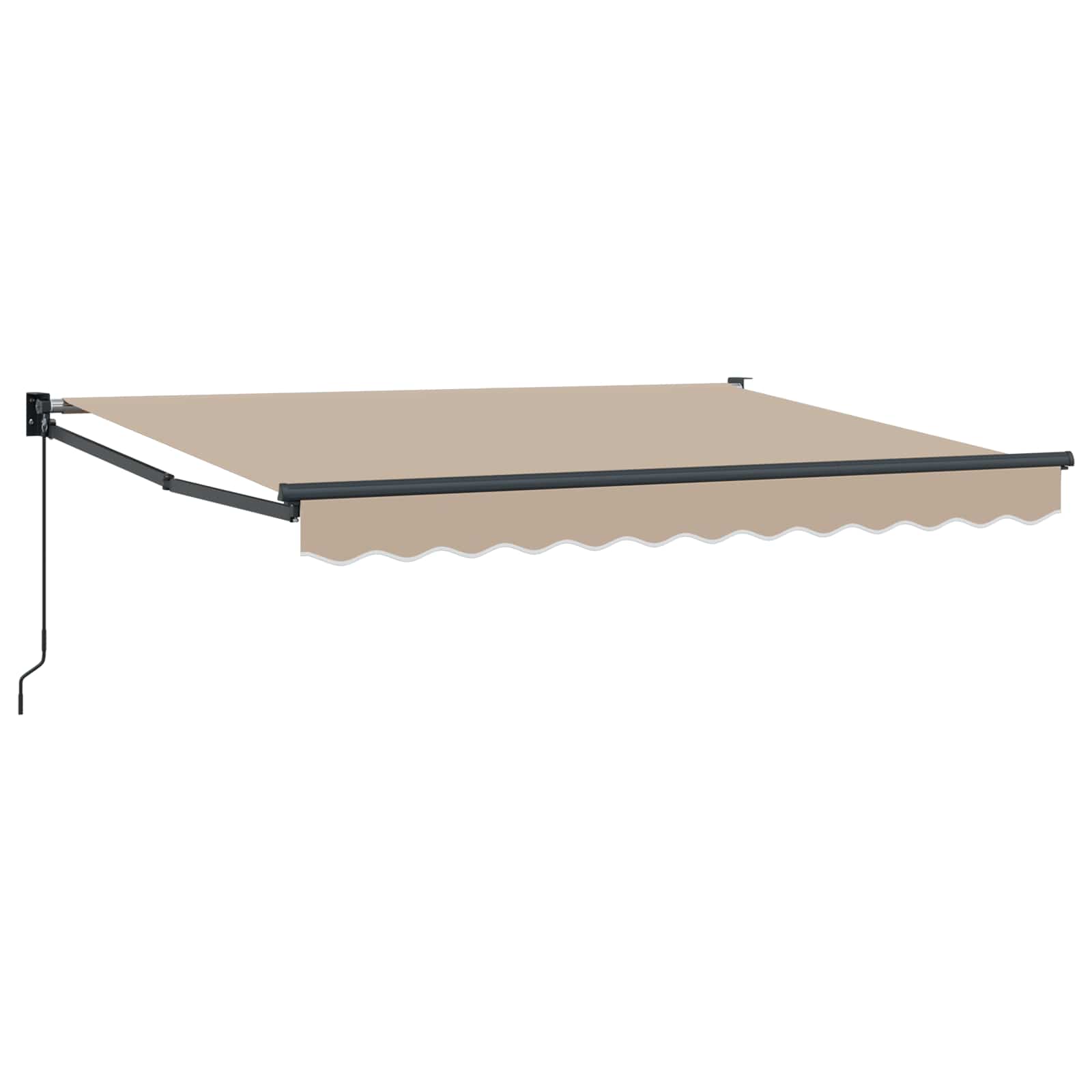 Einziehbare Markise Beige 3,5 x 2 m