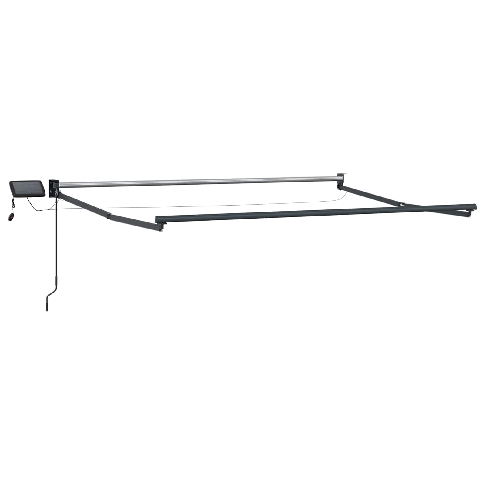 Manuelle Gelenkarmmarkise mit LEDs 3,5 x 2 m