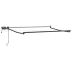 Manuelle Gelenkarmmarkise mit LEDs 3 x 2,5 m