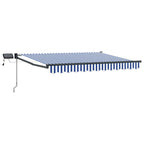 Manuelle Gelenkarmmarkise mit LEDs 3,5 x 2,5 m