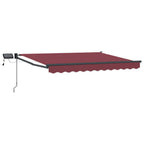 Manuelle Gelenkarmmarkise mit LEDs 3,5 x 2,5 m