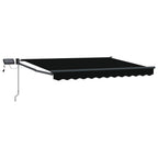 Manuelle Gelenkarmmarkise mit LEDs 3,5 x 2,5 m