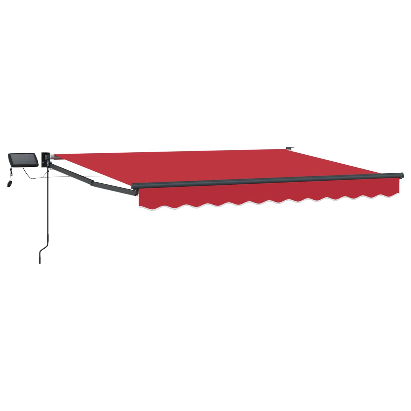 Manuelle Gelenkarmmarkise mit LEDs 3,5 x 2,5 m