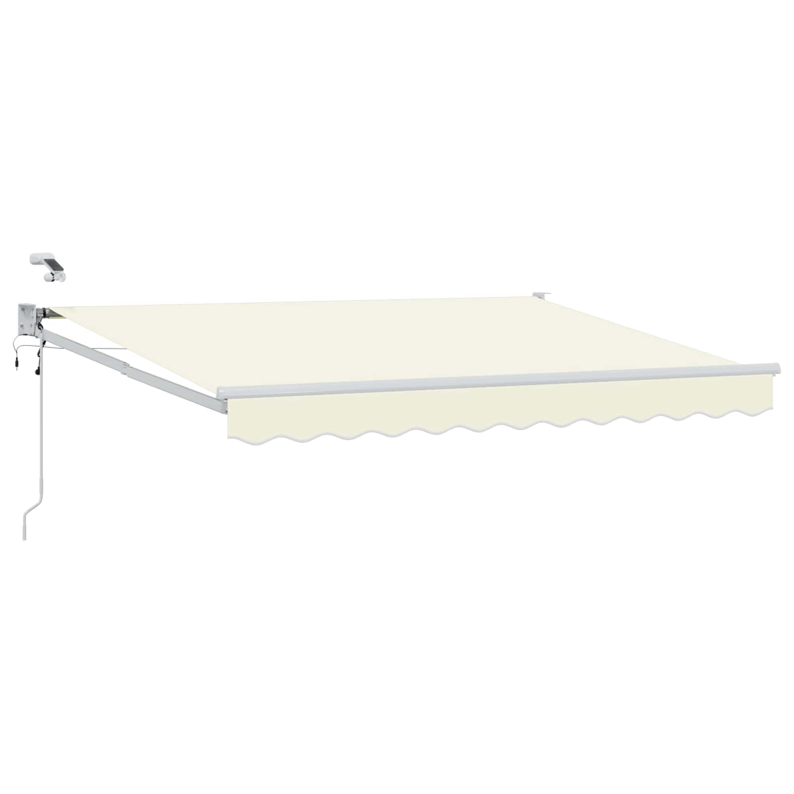 Elektrische ausziehbare Markise Creme 2,5 x 2 m