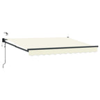Elektrische ausziehbare Markise Creme 3,5 x 2 m