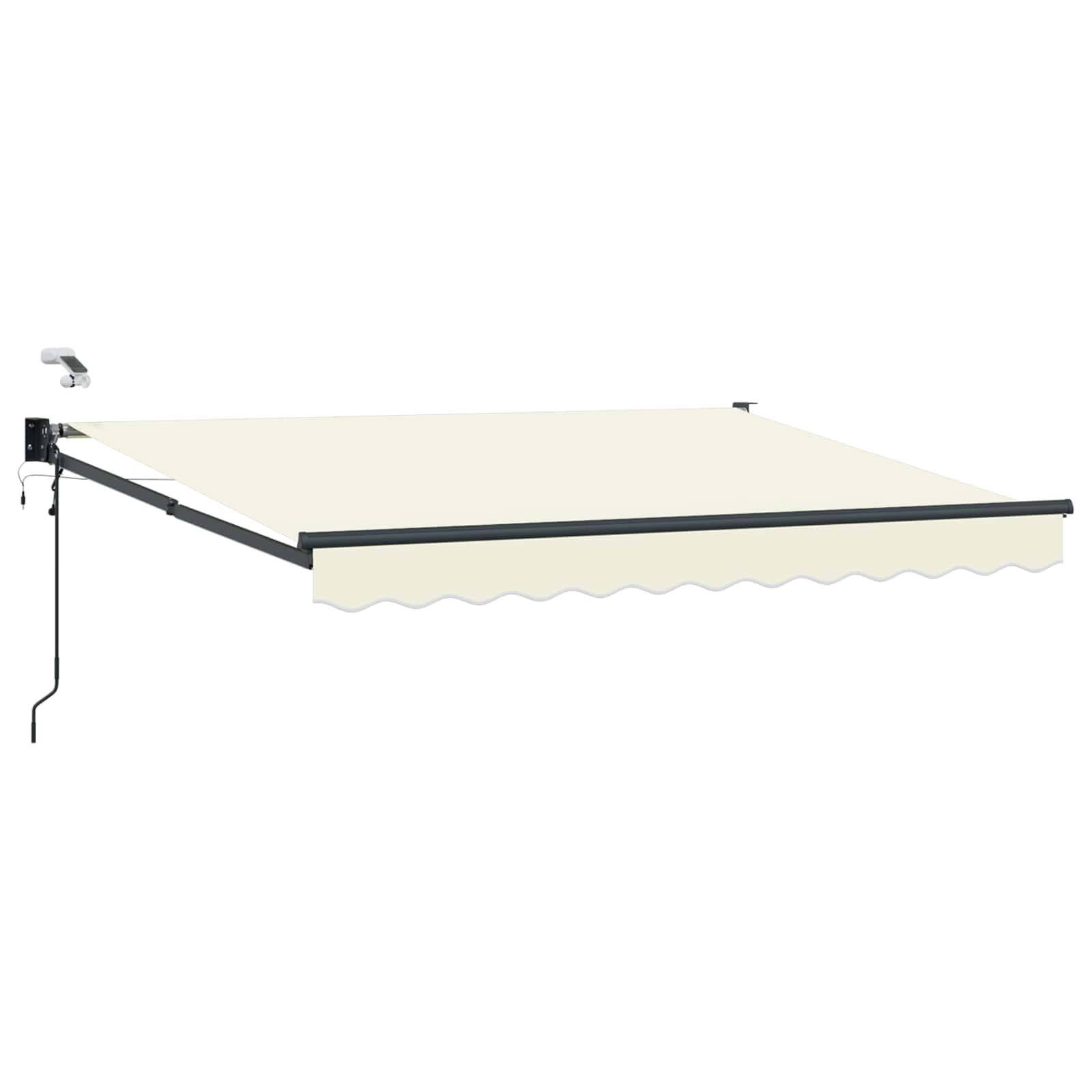 Elektrische ausziehbare Markise Creme 3,5 x 2 m