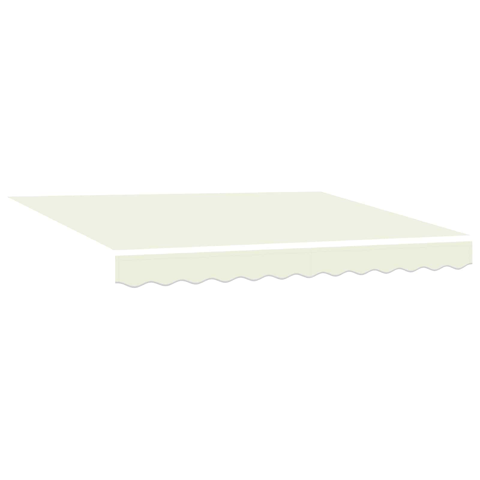 Elektrische ausziehbare Markise Creme 3 x 2,5 m