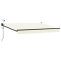 Elektrische ausziehbare Markise Creme 3,5 x 2,5 m