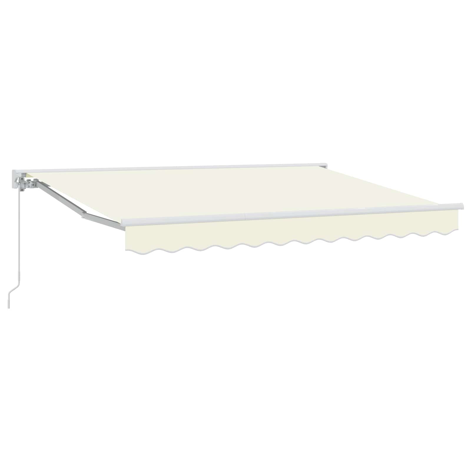 Manuell einziehbare Markise Creme 3 x 2,5 m