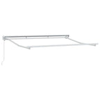 Manuell einziehbare Markise Creme 3 x 2,5 m