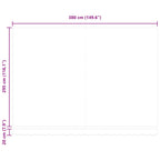 Manuell einziehbare Markise Anthrazit 4 x 3 m
