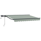 Manueller Markisenrahmen mit LEDs 3 x 2,5 m